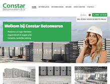 Tablet Screenshot of constar.nl