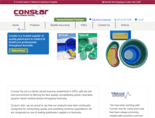 Tablet Screenshot of constar.com.au